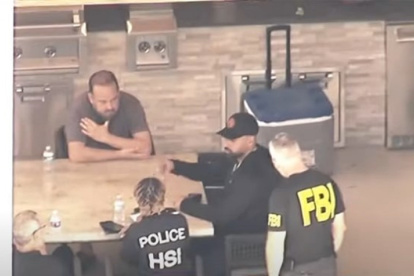 La casa de Xavier Jordán fue allanada por agentes federales del FBI y HSI de Estados Unidos, este 2 de octubre de 2025.