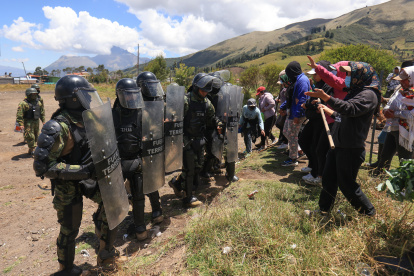 Un ciudadano argentino fue detenido mientras portaba palos y piedras e incitaba a la violencia en las calles de esa ciudad.