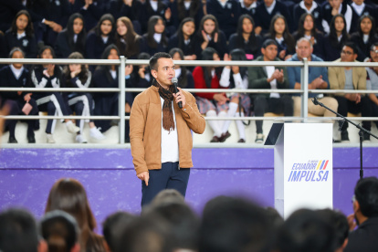 El presidente Daniel Noboa ha insistido en los temas de seguridad para la Constituyente.