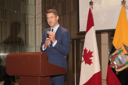 En su primer discurso oficial, el nuevo el nuevo embajador de Canadá en Ecuador, Craig Kowalik, subrayó la importancia de Ecuador como socio estratégico.