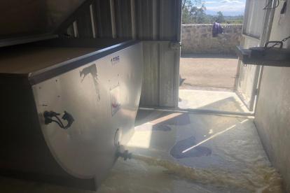 El sector ganadero acumula cerca de 2 millones de litros de leche perdidos debido a los efectos del paro nacional.