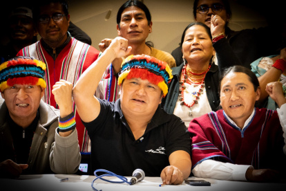 La Conaie decidió impulsar el no en la comunidades mediante sus asambleas.