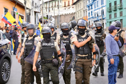 Durante el paro se han dado varios plantones en contra de las medidas tomadas por el Gobierno.