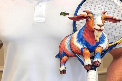 Lacoste presentó prendas en las que se sustituyó al cocodrilo con una cabra.