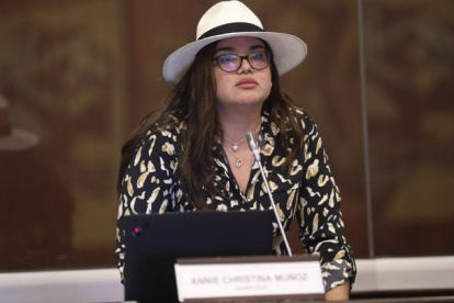 La asambleísta de la RC, Annie Muñoz, presentó un queja en contra del legislador Álex Morán por agresiones verbales, luego de sus declaraciones en una sesión del Pleno.