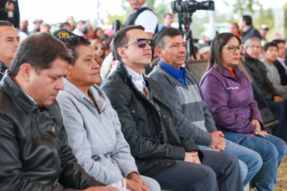 El presidente Daniel Noboa cumple agenda en zonas indígenas.