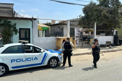 En esta vivienda ocurrió el doble crimen durante una fiesta infantil.