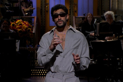 Bad Bunny en el programa SNL.