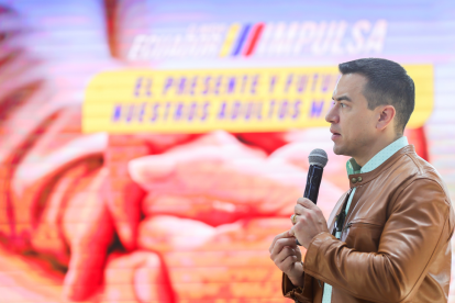 El presidente Daniel Noboa anunció el adelanto del décimo tercer sueldo.