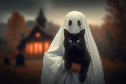 En octubre, los gatos y perros negros necesitan más protección que nunca.