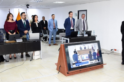 El pasado 18 de septiembre, la perito actuó en la audiencia de Juan Esteban Guarderas contra Aquiles Álvarez, en el TCE.