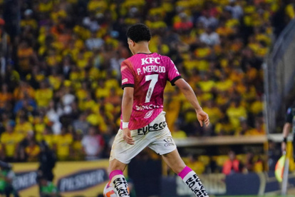 Patrick Mercado jugador de Independiente del Valle hizo un gol en el Monumental.