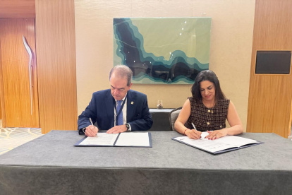 Proecuador y Propanamá firman un acuerdo de colboración.