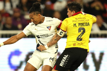 Liga de Quito y Barcelona se enfrentarán dos veces más en el hexagonal final de la LigaPro2025.