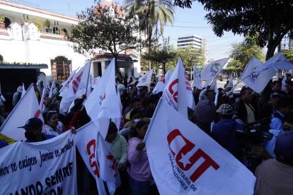 El dirigente sindical expresó su rechazo al vandalismo que, según él, ha desvirtuado el carácter legítimo de la protesta social.