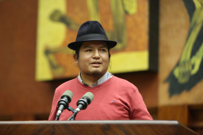 Apawki Castro es coordinador de Pachakutik en Cotopaxi y fue dirigente de la Conaie.