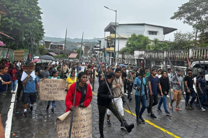 Movilizaciones se mantiene en varias provincias en rechazo a las medidas del Gobierno y a la consulta.
