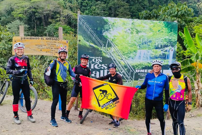 El grupo urbano llegó a Manabí para disfrutar de la naturaleza