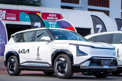 Uno de los modelos que se exhiben en el Mundial Sub-20 de Chile.