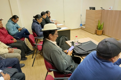 La audiencia se desarrolló en el cantón El Tambo.