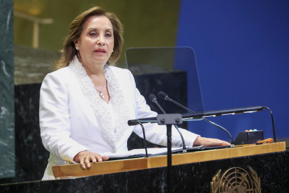 Fotografía de archivo de la presidenta de Perú, Dina Boluarte.