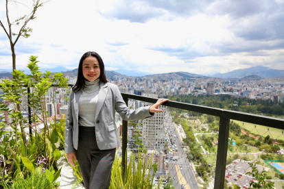 Oportunidad. Desde la capital, Paulette Ocampo demuestra que el empuje guayaquileño no tiene fronteras.