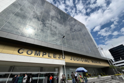 La audiciencia se realizó en el Complejo Judicial Norte de Quito.