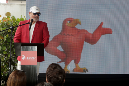 Guido Flavio Jalil durante su exposición.