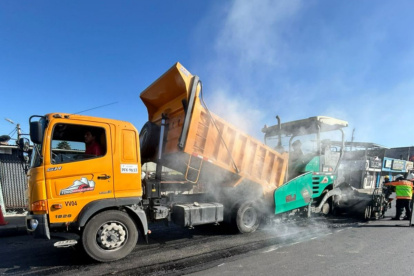 La intervención forma parte de la rehabilitación de 11 km de la av. Oswaldo Guayasamín.