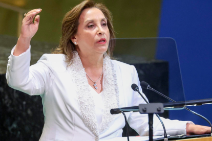 Fotografía de la presidenta de Perú, Dina Boluarte.