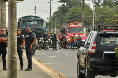 Exteriores de la Penitenciaría del Litoral.