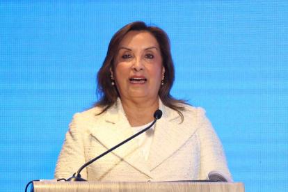 La destituida presidenta de Perú Dina Boluarte, en una imagen de archivo.