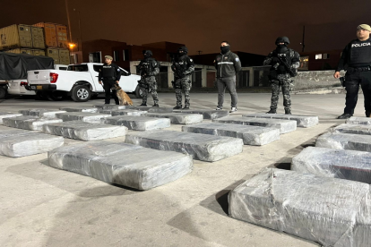 Operación antidroga ejecutada por la Policía.