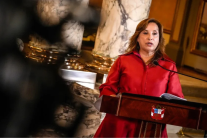 Fotografía de archivo de la destituida presidenta de Perú, Dina Boluarte.