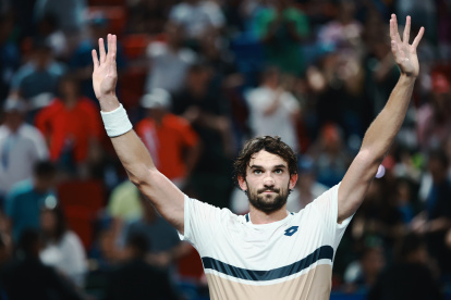 Vacherot eliminó a Djokovic por 6-3 y 6-4, par ser el finalista con el ránking más bajo en clasificar a una final de Masters 1000: # 204 ATP.