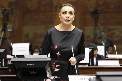 La exasambleísta Lucía Posso se pronunció sobre las palabras del alcalde de Ibarra, Álvaro Castillo, que él asegura que son producto de la IA.