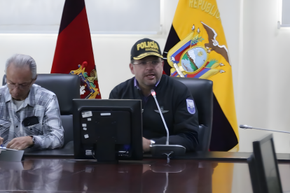 El ministro del Interior criticó el mensaje del alcalde de Quito sobre las movilizaciones del día de ayer.