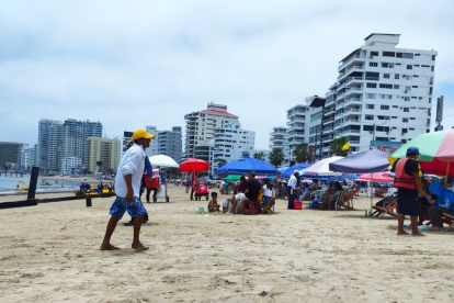 Salinas acogió a decenas de turistas durante el feriado por la independencia de Guayaquil, entre el 9 y 12 de octubre.