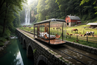 El proyecto conceptual ‘Ecoline’ “no es simplemente un hotel, sino un ecosistema vivo que se mueve con la naturaleza, redefiniendo la hospitalidad”, según el equipo de Hayri Atak Architectural Design Studio (HAADS).