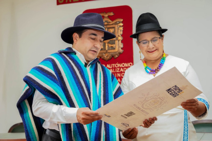 La prefecta de Cotopaxi, Lourdes Tibán, hizo un llamado al diálogo, la paz y la reconciliación entre el Gobierno y la CONAIE.