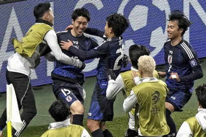 Japón fue el primer clasificado al mundial 2026 tras ganarle 2-0 a Bahréin en marzo del 2025.