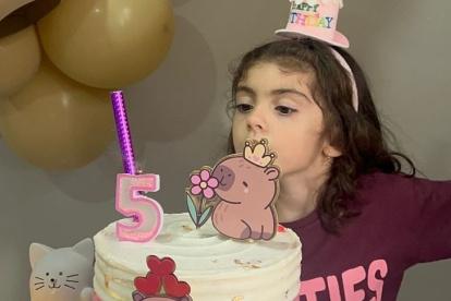 Virginia María, hija de Virginia Limongi y Cezar Augusto