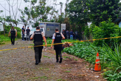 Identifican a los ocho quiteños hallados sin vida y apilados en zona rural.