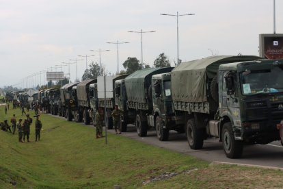 El día de ayer partió un convoy humanitario hacia Imbabura.