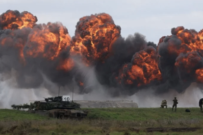 La OTAN realiza maniobras de disuasión nuclear con 70 aeronaves y 2.000 efectivos en bases de Europa Occidental.