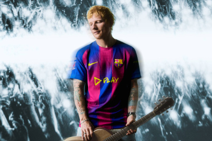 La camiseta de FC Barcelona y Ed Sheeran se estrenará en el Clásico ante Real Madrid.