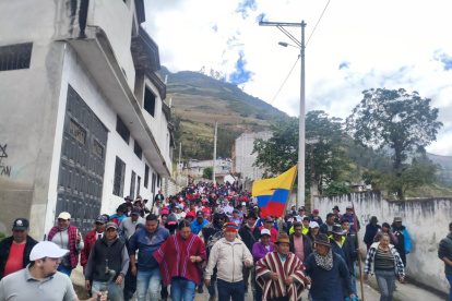 El presidente de la Conaie, Marlon Vargas, lidera las movilizaciones en el país.
