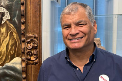 Rafael Correa, expresidente de Ecuador.