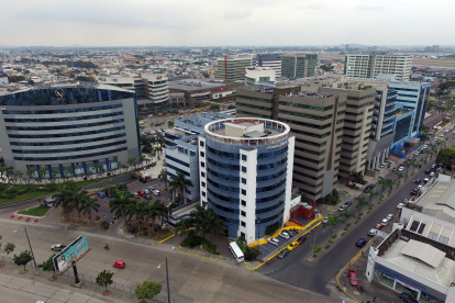 Vista panorámica de la Ciudad del Sol, donde convergen el mall, hoteles, un hospital y comercios.