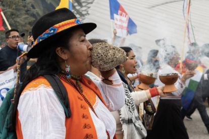 La CONAIE propone un convoy humanitario y rechaza la intervención estatal en comunidades de Imbabura.